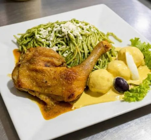 Gallina al horno